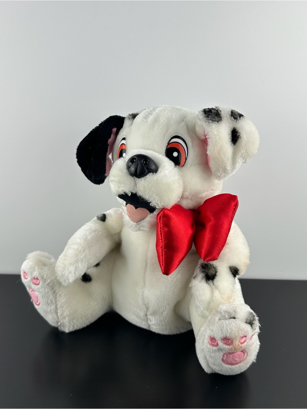 101 Dalmatians Rare Reversible Puppy Dog Dalmatian into Red Present Bag 9” Plush